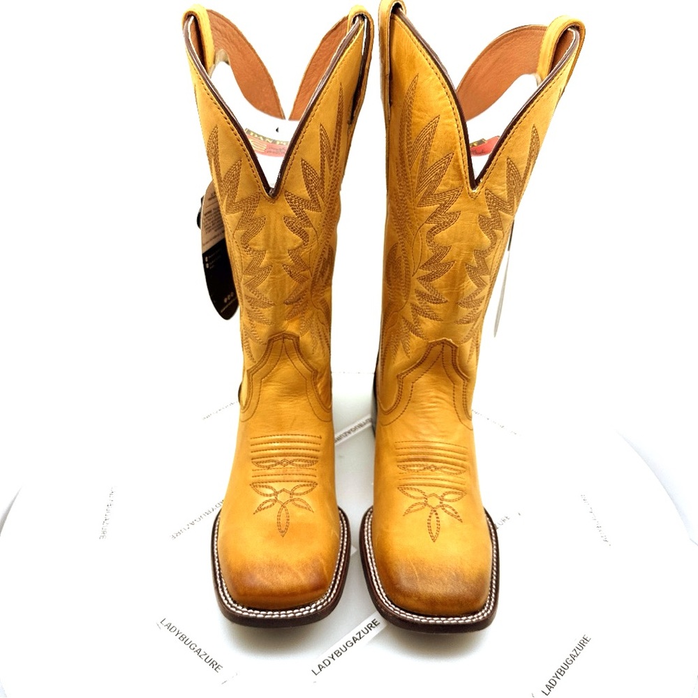 NIB W/Tags  Dan Post Selena - Women's Leather Cowgirl Boots Square Toe Size 7